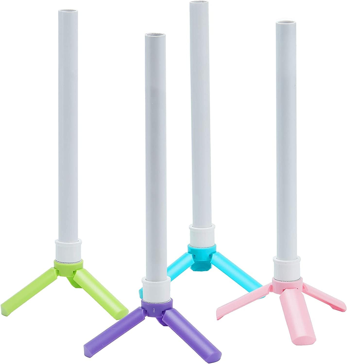 Cup Drying Stander Holder for Cup Turner Machine Kit, Drying Stander Holder with Pipe, DIY Glitter Epoxy Tumblers Cup Turner Kit (4 Color R&Foam)