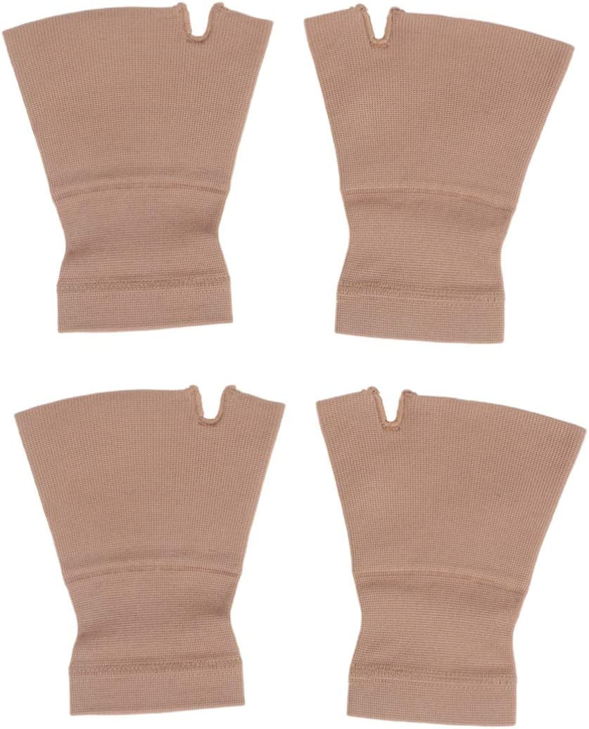 HEALLILY 2 Pairs Black Wrist Brace Wrist Support Compression Glove Breathable Support Gloves Wrist Brace Hand Brace with Thumb Wrist - Size S