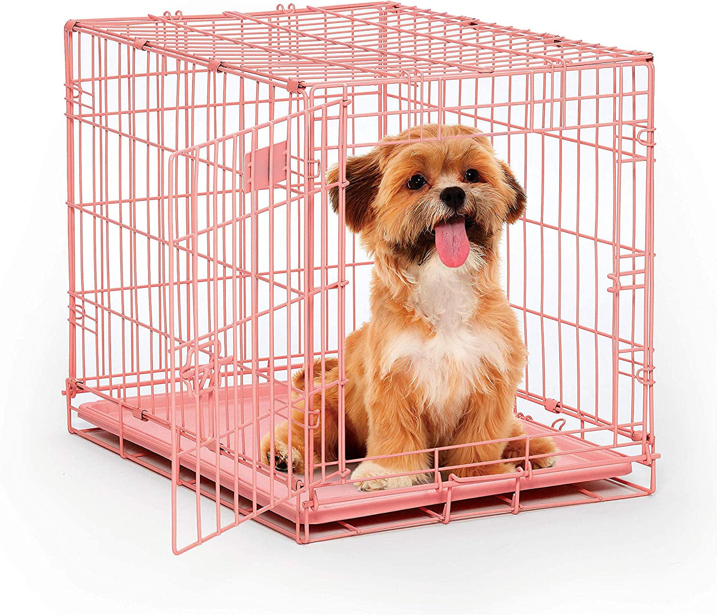 Midwest Homes for Pets Newly Enhanced Single & Double Door Icrate Dog Crate & Privacy Dog Crate Cover Fits Midwest Dog Crates, Machine Wash & Dry