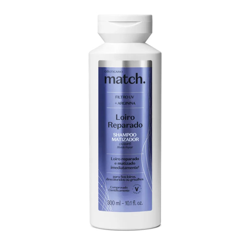 Shampoo Matizador Match Loiro Reparado 300ml