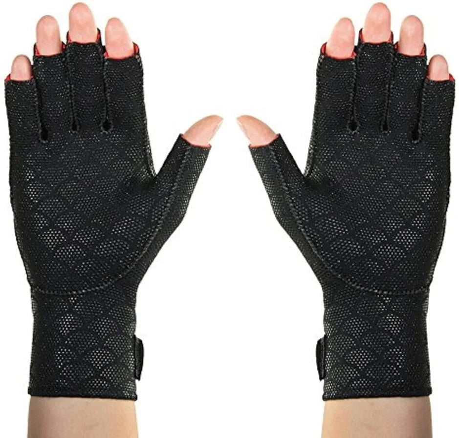 Thermoskin Premium Arthritic Gloves Pair, Black, Medium