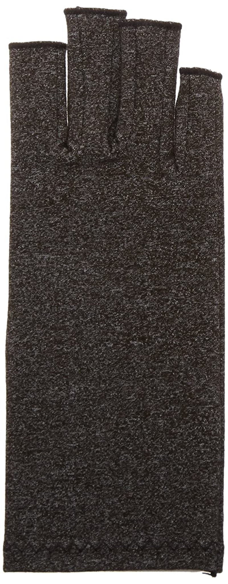 Rolyan 49427 Compression Glove,Fingerless Compression Glove for Arthritis for Men & Women,Arthritis Compression Gloves for Carpal Tunnel,Compression Glove for Swelling,Black Glove,Right Hand,Medium