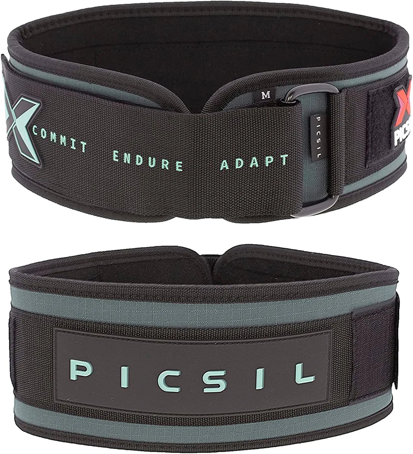 PICSIL Weight Lifting Belt, Workout Belt for Exceptional Core & Back Support, Weightlifting Belt Ideal for Squats, Lunges, & Barbell Exercises, Customizable with Space for Patches