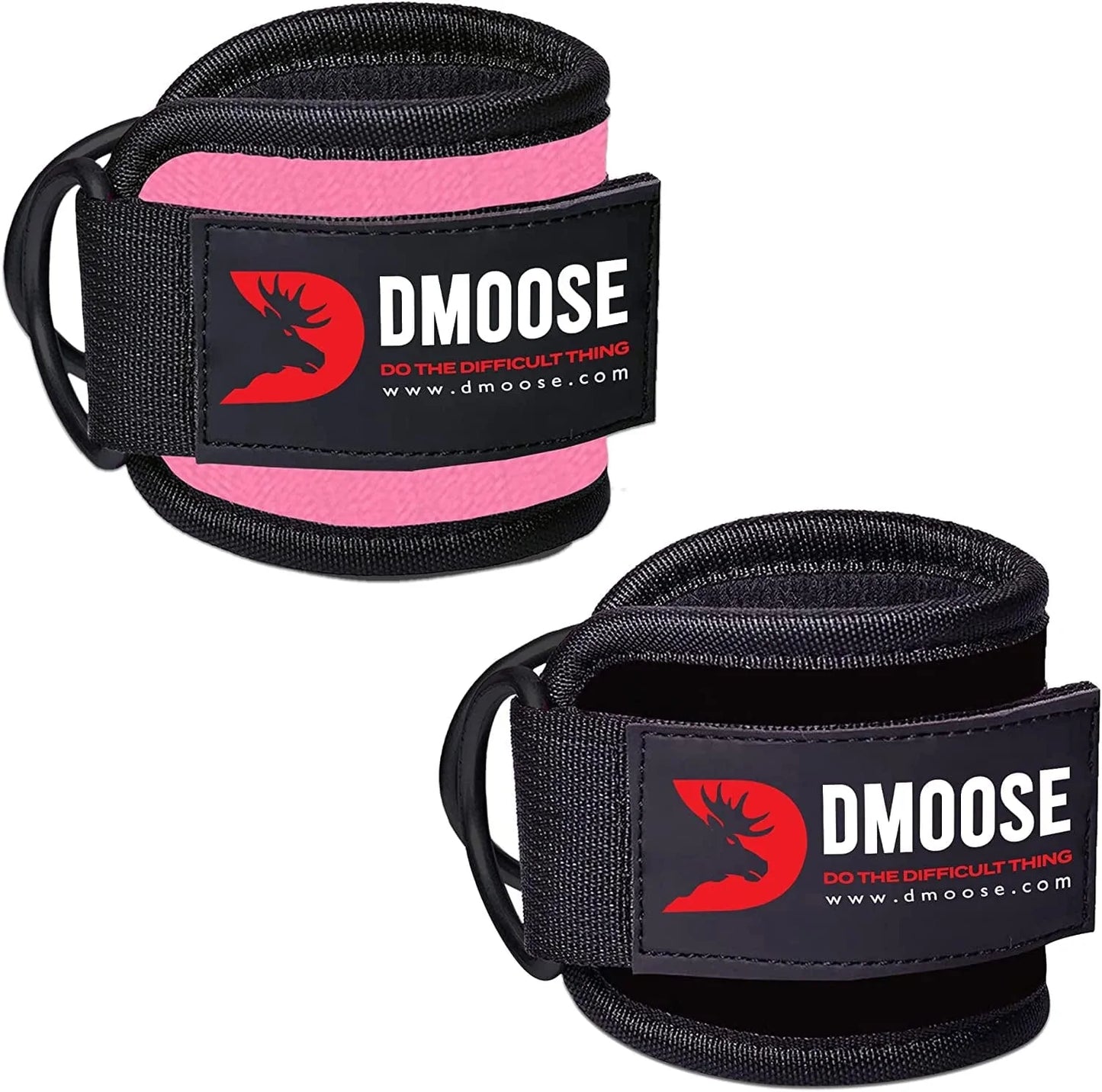 Dmoose Ankle Strap for Cable Machine Attachments - Gym Ankle Cuff for Kickbacks, Glute Workouts, Leg Extensions, Curls, Booty Hip Abductors Exercise for Men and Women