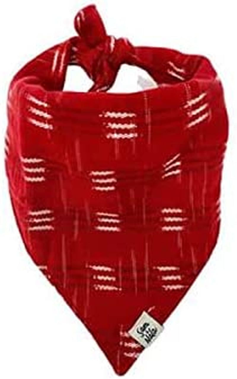 Dog Bandana by Sam & Nala, Handmade in Guatemala for Large, Medium and Small Dogs, Express Your Pup’S Personality with Double-Layered and Custom-Cut Bandanas, Washing Machine Safe (Hot Tamale, L)