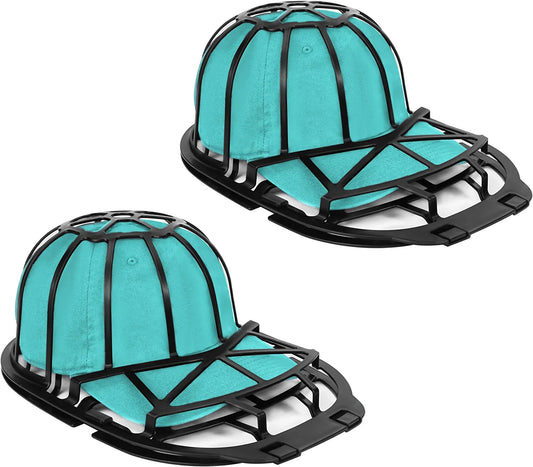 Eguink Upgraded 2 Pack Hat Washer for Washing Machine,Baseball Hat Washer.Hat Cage for Washer, It Can Keep Hats in Shape.