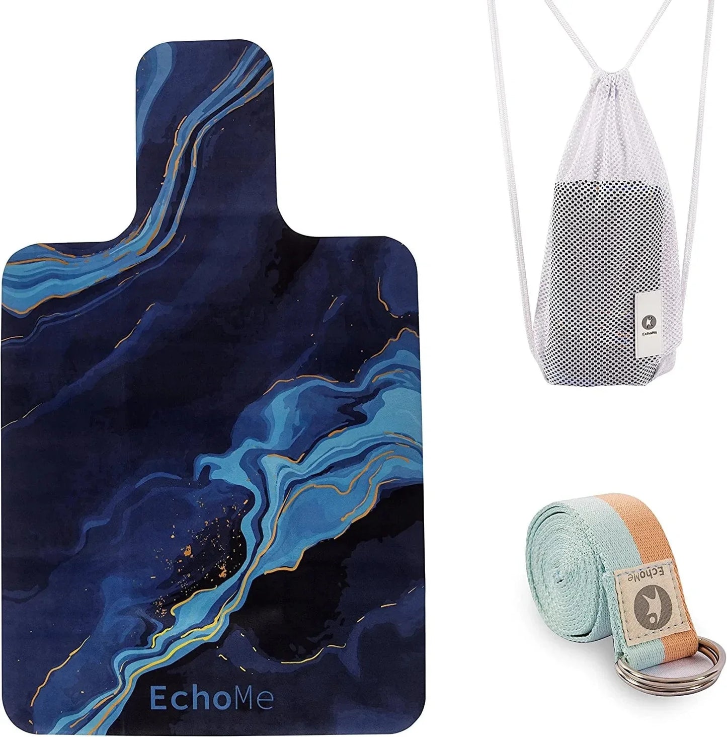 Echome Pilates Reformer Mat Towel with Shoulders, Pilates Reformer Cover with Great Grip, Easy to Wash Light Weight Portable