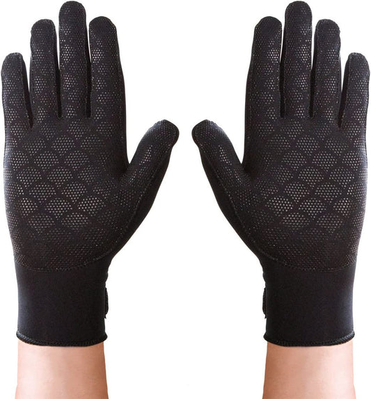 Thermoskin Full Finger Arthritis Gloves, Black, Small