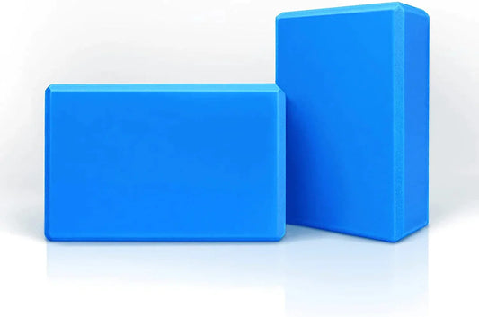 ENJIOKATE Yoga Block(Pack of 2), Comfortable to Touch, Suitable for Yoga, Pilates and Outdoor Exercises, Help Beginner Learn Asanas