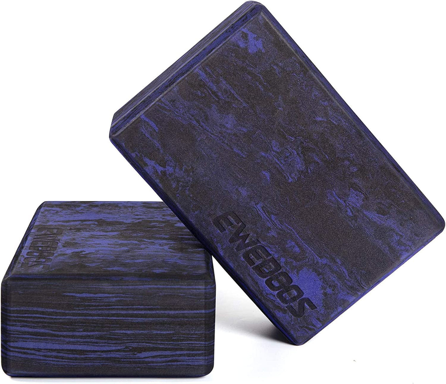 Ewedoos Yoga Blocks 2 Pack Eco Friendly Yoga Block High-Density Non-Slip Yoga Block Set for Yoga Pilates