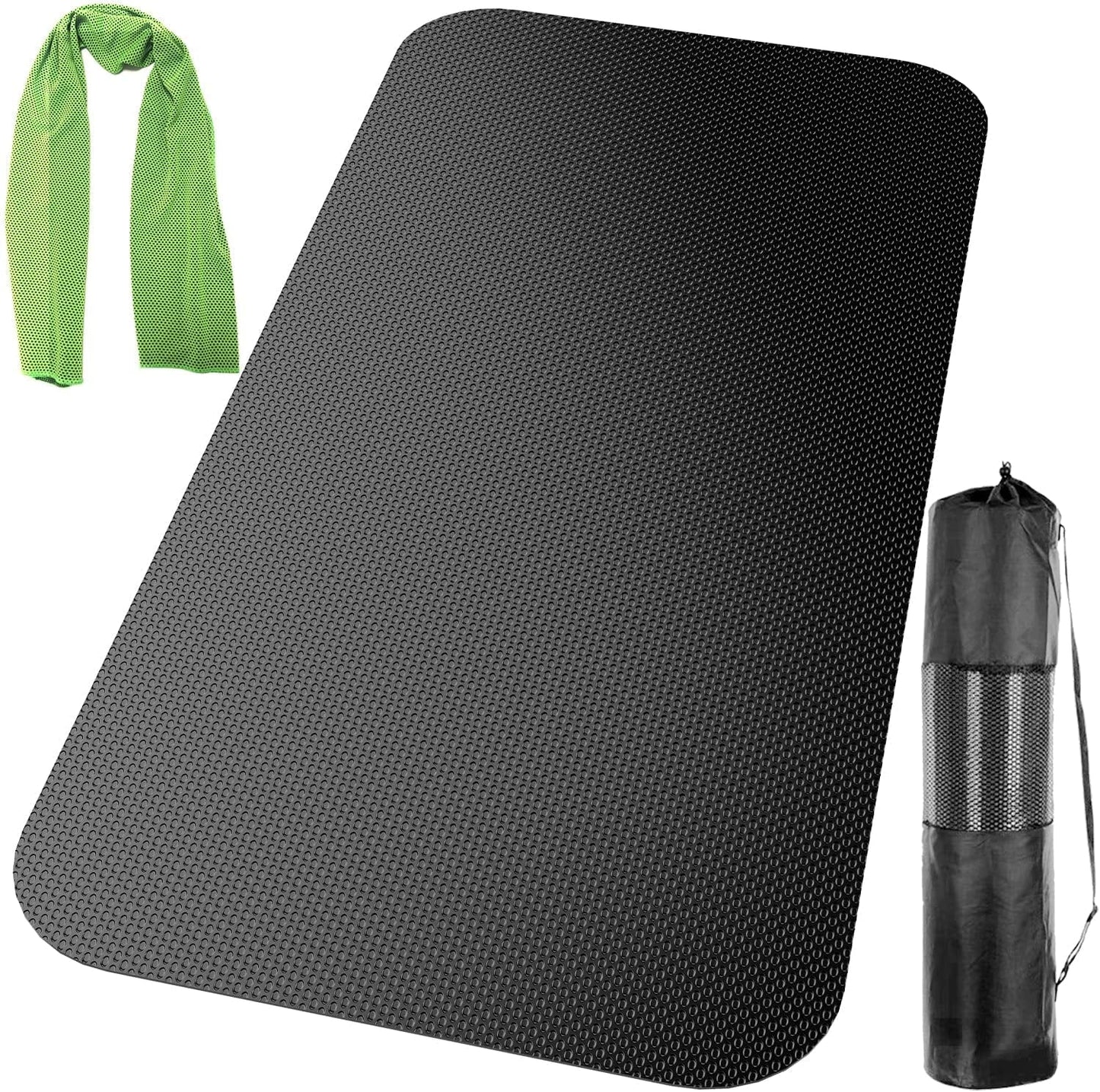 Exercise Equipment Mat - Treadmill Mat, Exercise Bike Mat, Fitness Mat, Elliptical Mat, Jump Rope Mat, Yoga Mat, Gym Mat Use on Hardwood Floors Protection