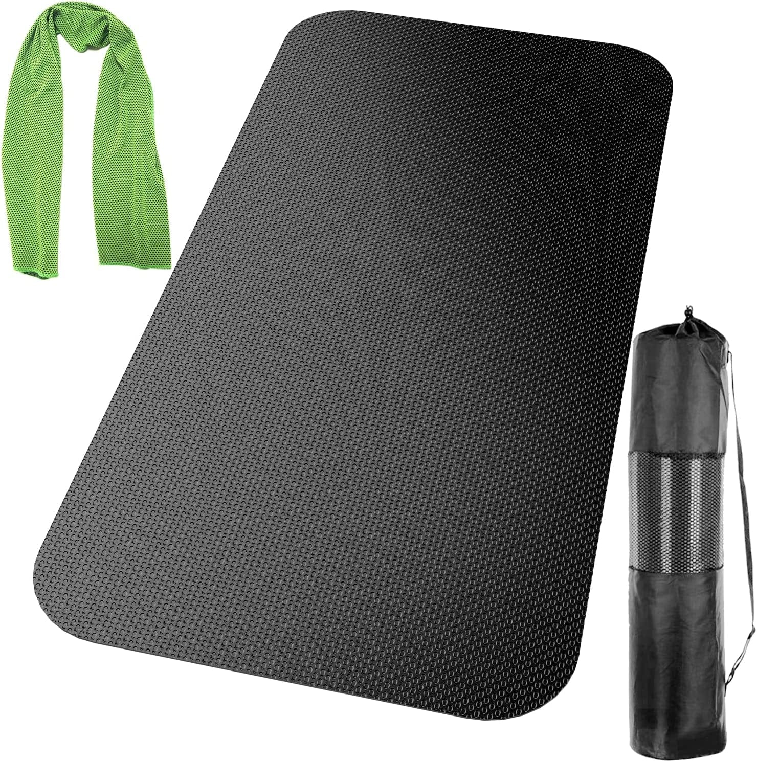 Exercise Equipment Mat - Treadmill Mat, Exercise Bike Mat, Fitness Mat, Elliptical Mat, Jump Rope Mat, Yoga Mat, Gym Mat Use on Hardwood Floors Protection