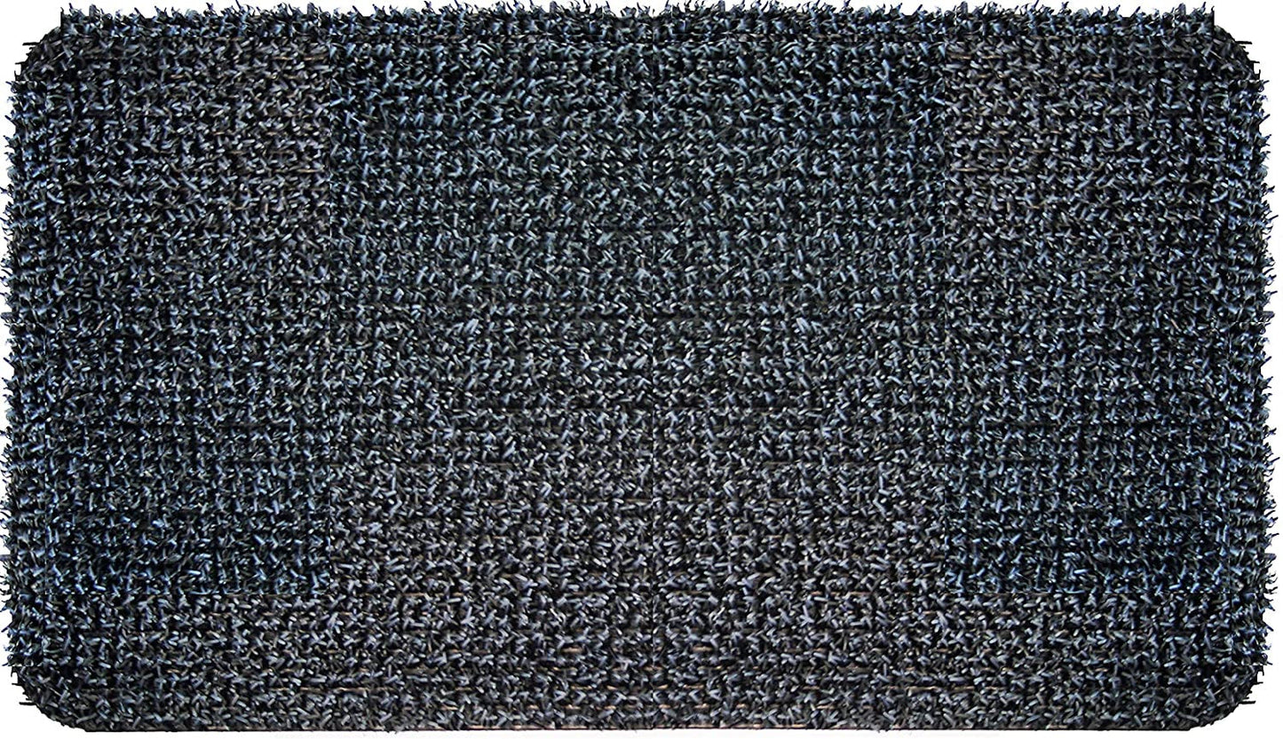 Grassworx 10376714 Clean Machine High Traffic Astroturf Dirt Trapper Doormat, 23.5"X35.5", Charcoal Gray