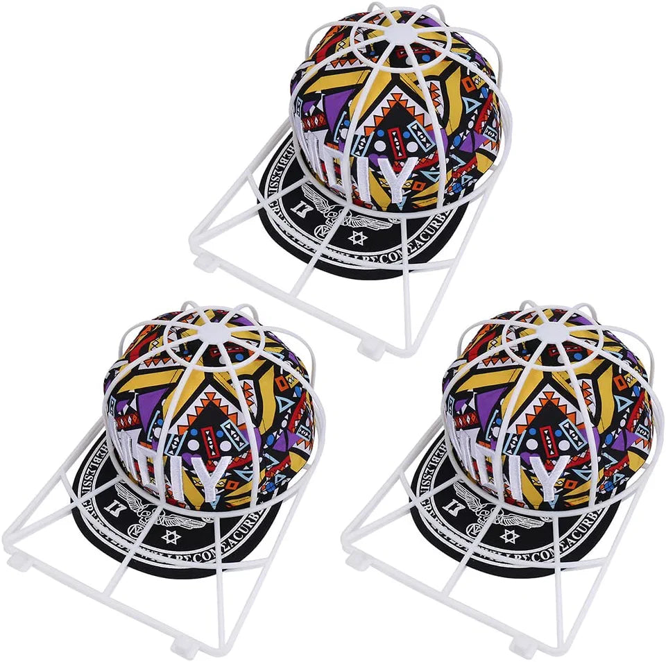Hat Washer for Baseball Caps,3 Pack Hat Cleaner Holder for Washing Machine,Baseball Hat Washer for Dishwasher,Hat Forms for Washing,Ball Cap Cage,Hat Cleaning Frame Protector for Flat Curved Bill
