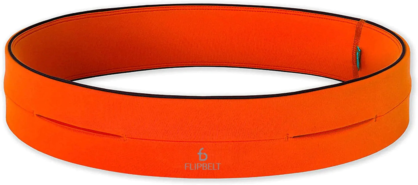 Flipbelt Classic Running Belt | Running Fanny Pack for Women and Men | Non Chafing Waist Band Pack for Phone | Moisture Wicking Storage Belt | USA Company