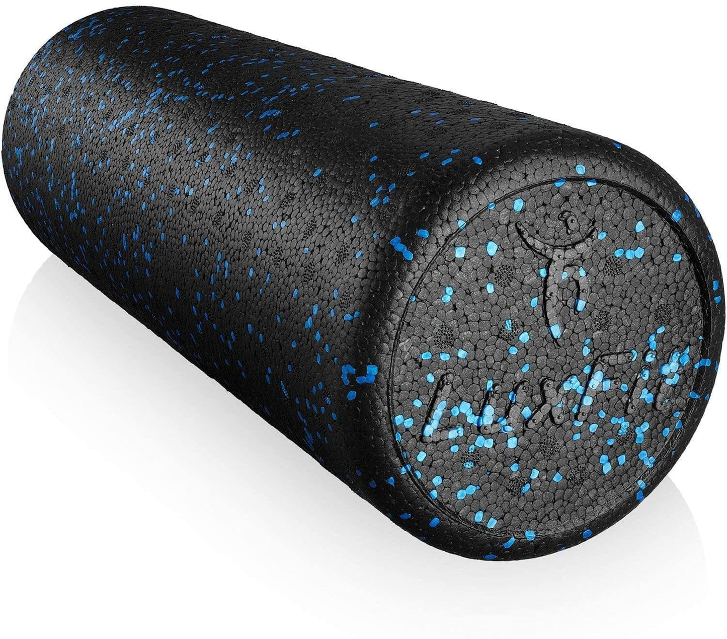 Foam Roller, Luxfit Speckled Foam Rollers for Muscles '3 Year Warranty' High Density Foam Roller for Physical Therapy, Exercise, Deep Tissue Muscle Massage. Back, Leg, Body Roller (Blue, 36 Inch)