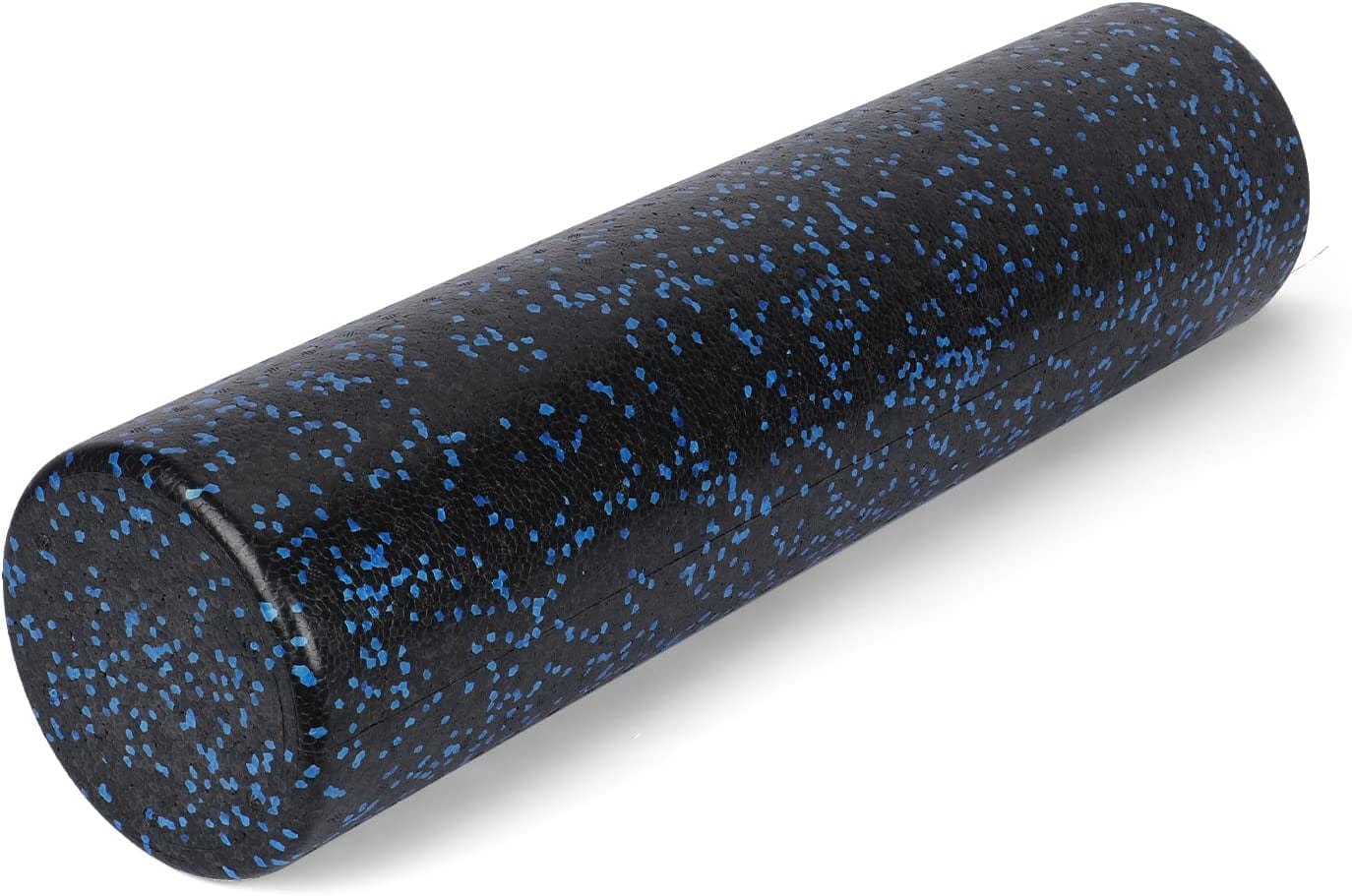 Foam Rollers - High-Density Speckled round Foam Roller for Exercise, Massage, Muscle Recovery (18 Inch, Black)