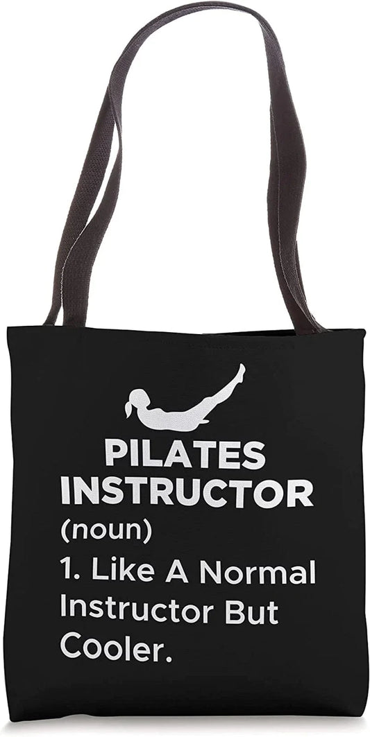 Funny Pilates Instructor Definition for a Machine Home Used Tote Bag