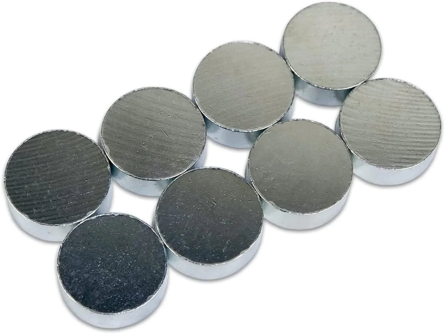 FYGL Weights Blocks | Accessory Refillment for Adjustable Dumbbells Barbell Weight Set | Galvanized Iron Blocks with Total 2.5Lbs (8Pcs Pack)