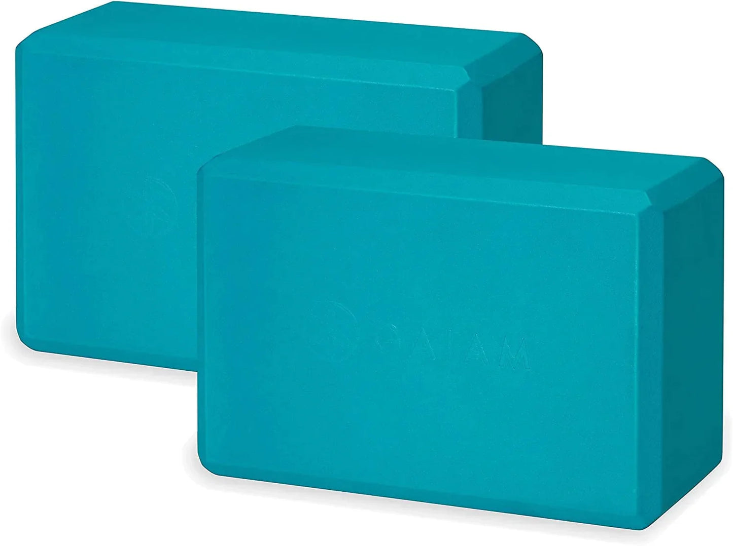 Gaiam Essentials Yoga Block (Set of 2) – Supportive, Soft Non-Slip Foam Surface for Yoga, Pilates, Meditation