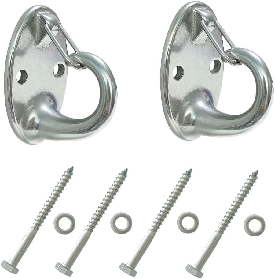 Ginyrerd Resistance Band Wall Anchor Wall Ceiling Mount Bracket for Suspension Strap Trainer,2000Lb Capacity,Body Weight Strength Training, Aerial Yoga Swing & Hammock, Battle Rope, Boxing Equipment