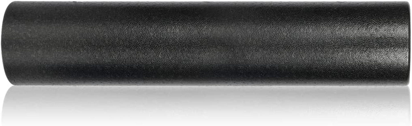 Gopkop High Density round Foam Roller - 12", 18", 24", 36". Firm Full Body Athletic Massage Tool for Exercise, Massage, Muscle Recovery. (12 Inch, Black)