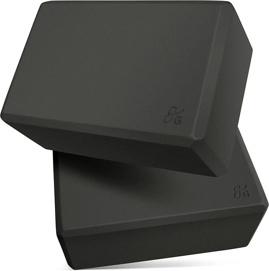 Greater Goods Premium Yoga Blocks - 2 Pack Set for Yoga, Pilates, or Meditation | Light Weight Blocks Made of High Quality Latex-Free Material That Is Non-Slip | Designed in St. Louis