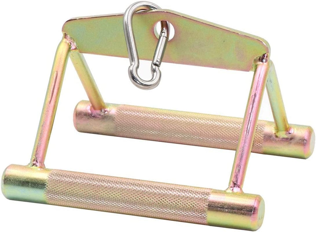 Greententljs Exercise Machine Attachments (Multi-Option) : Tricep Rope, V-Shaped Bar, Double D Handle & Rotating Straight Bar|Cable Machine Accessory