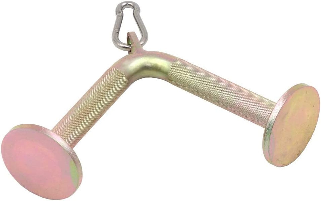 Greententljs Exercise Machine Attachments (Multi-Option) : Tricep Rope, V-Shaped Bar, Double D Handle & Rotating Straight Bar|Cable Machine Accessory