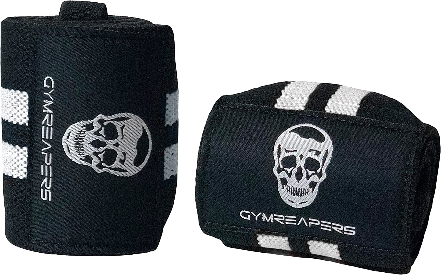 Gymreapers Weightlifting Wrist Wraps (IPF Approved) 18" Professional Quality Wrist Support with Heavy Duty Thumb Loop - Best Wrap for Powerlifting Competition, Strength Training, Bodybuilding