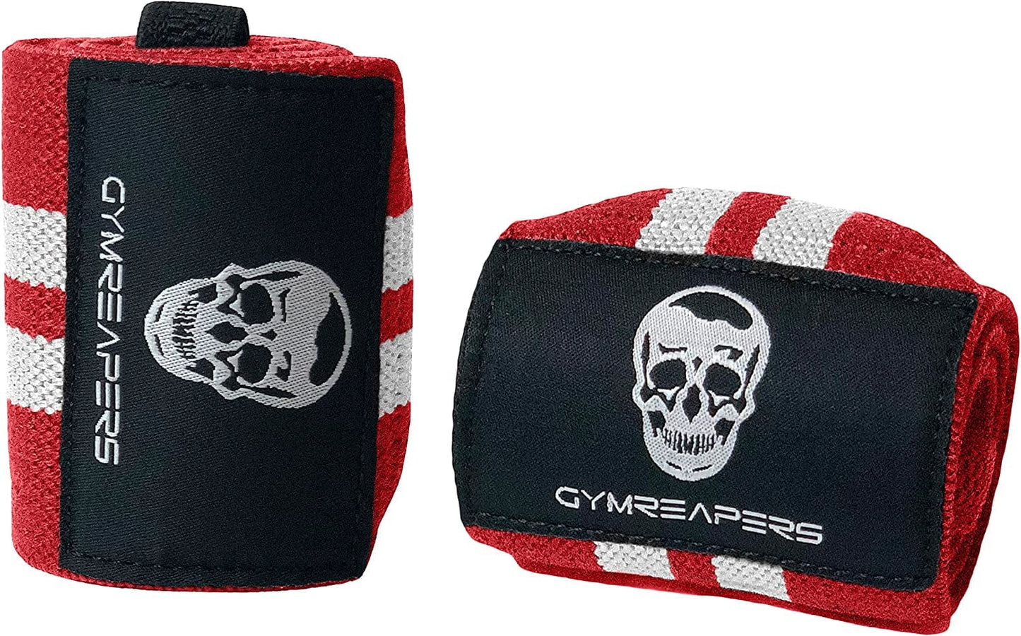 Gymreapers Weightlifting Wrist Wraps (IPF Approved) 18" Professional Quality Wrist Support with Heavy Duty Thumb Loop - Best Wrap for Powerlifting Competition, Strength Training, Bodybuilding