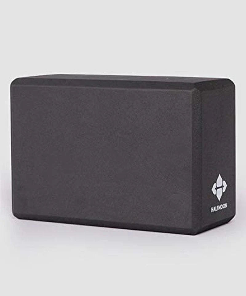 Halfmoon 3" or 4" Foam Block: Supportive and Lightweight for Yoga, Pilates, Meditation