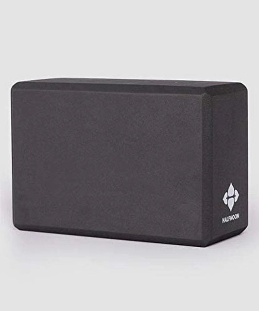 Halfmoon 3" or 4" Foam Block: Supportive and Lightweight for Yoga, Pilates, Meditation