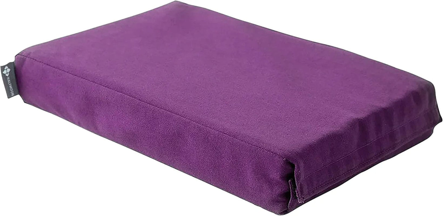 Halfmoon Chip Foam Yoga Block: Supportive and Lightweight for Yoga, Pilates, Meditation (2"X8"X12")