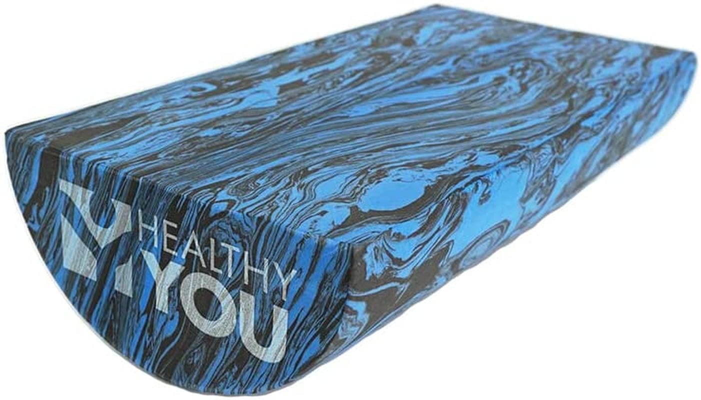 Healthy You Medium Density Flex Foam Roller for Physical Therapy Similar to White PE Foam (Full round 12")