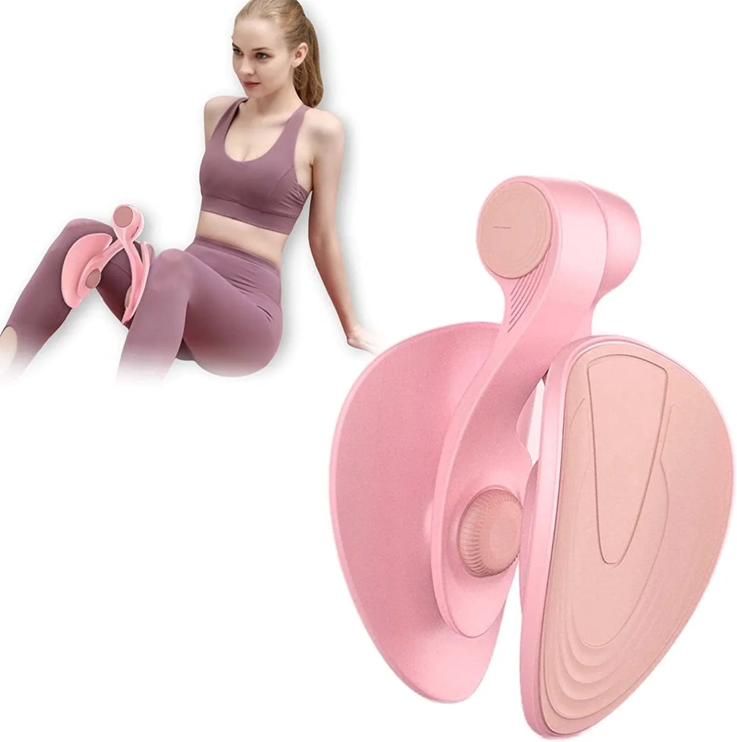 Hip & Pelvic Trainer, Home Gym Yoga Training for Women, Kegel Exercises Device, Hip & Legs Toner, Exercise Arms, Buttocks, Thigh Master Sculptor Machine