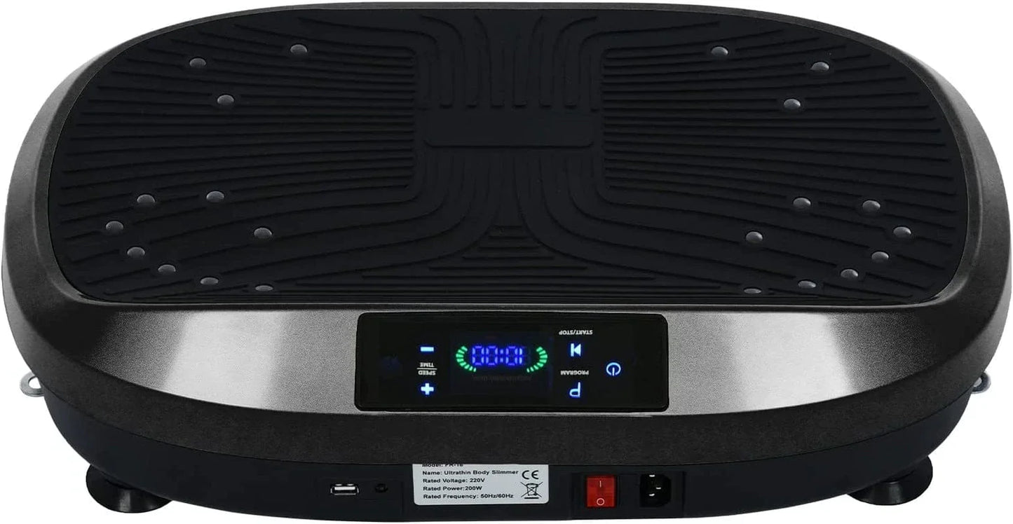 HTNBO Full Body Vibration Platform Massage Machine Workout Trainer Silent Drive Motor | Ideal for Toning and Weight Loss Machine