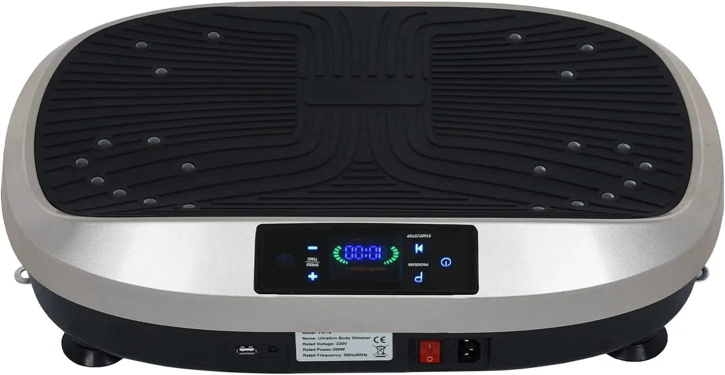 HTNBO Full Body Vibration Platform Massage Machine Workout Trainer Silent Drive Motor | Ideal for Toning and Weight Loss Machine