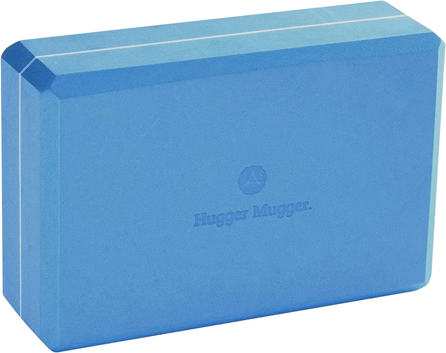 Hugger Mugger 3 In. Foam Yoga Block - Beveled Edges for Comfort, Dense but Lightweight EVA Foam, Reliable Support, Narrower Profile