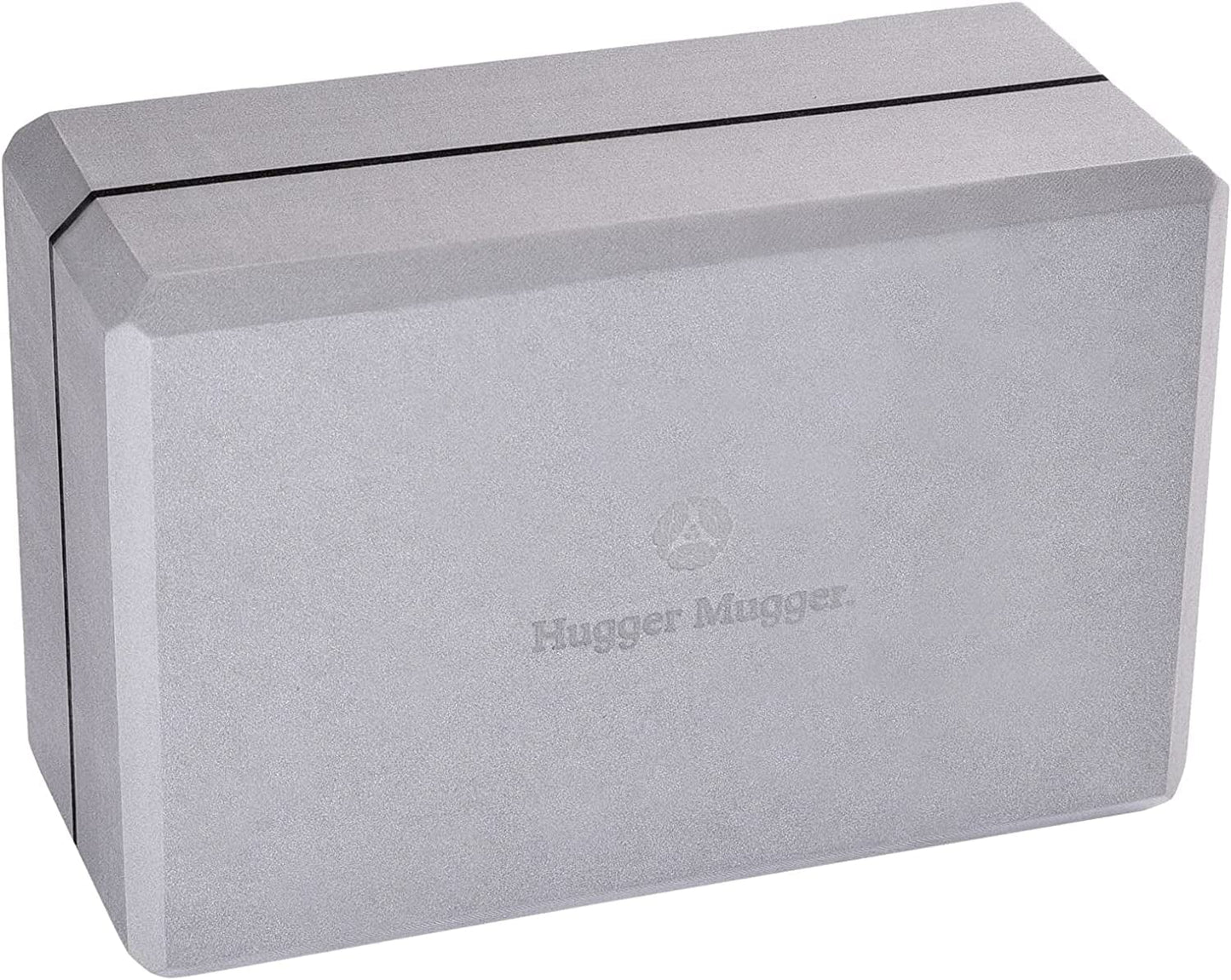 Hugger Mugger 4 In. Foam Yoga Block - Strong and Stable, Beveled Edges for Comfort, Most Favored Block Size, Helps with Alignment and Support in Many Poses