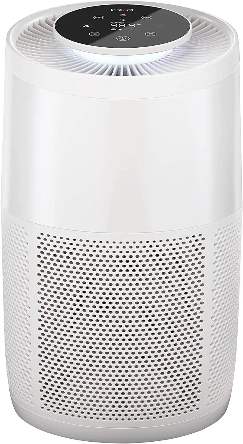 Instant HEPA Quiet Air Purifier, from the Makers of Instant Pot with Plasma Ion Technology for Rooms up to 630Ft2; Removes 99% of Dust, Smoke, Odors, Pollen & Pet Hair, for Bedrooms & Offices, Pearl