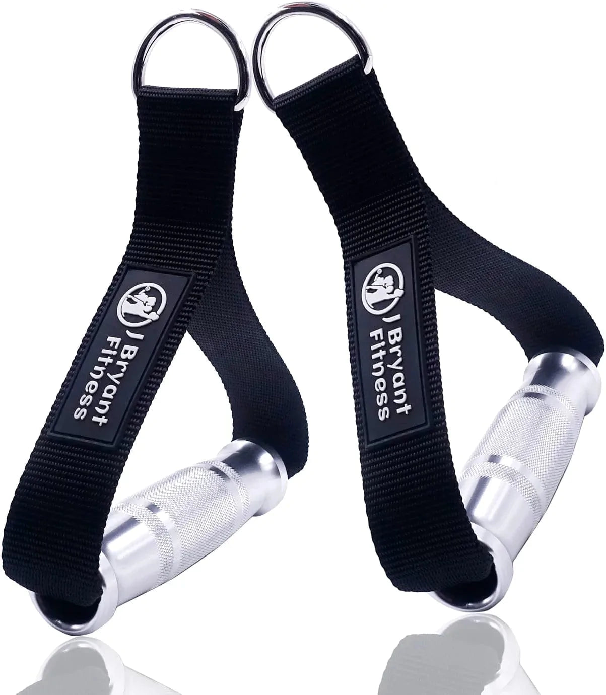 J Bryant Fitness Metal Gym Handles for Cable Machine Attachment Heavy Duty Aluminum Alloy Handle Grips Durable Workout Handles for Resistance Bands Pulley LAT Pull down System