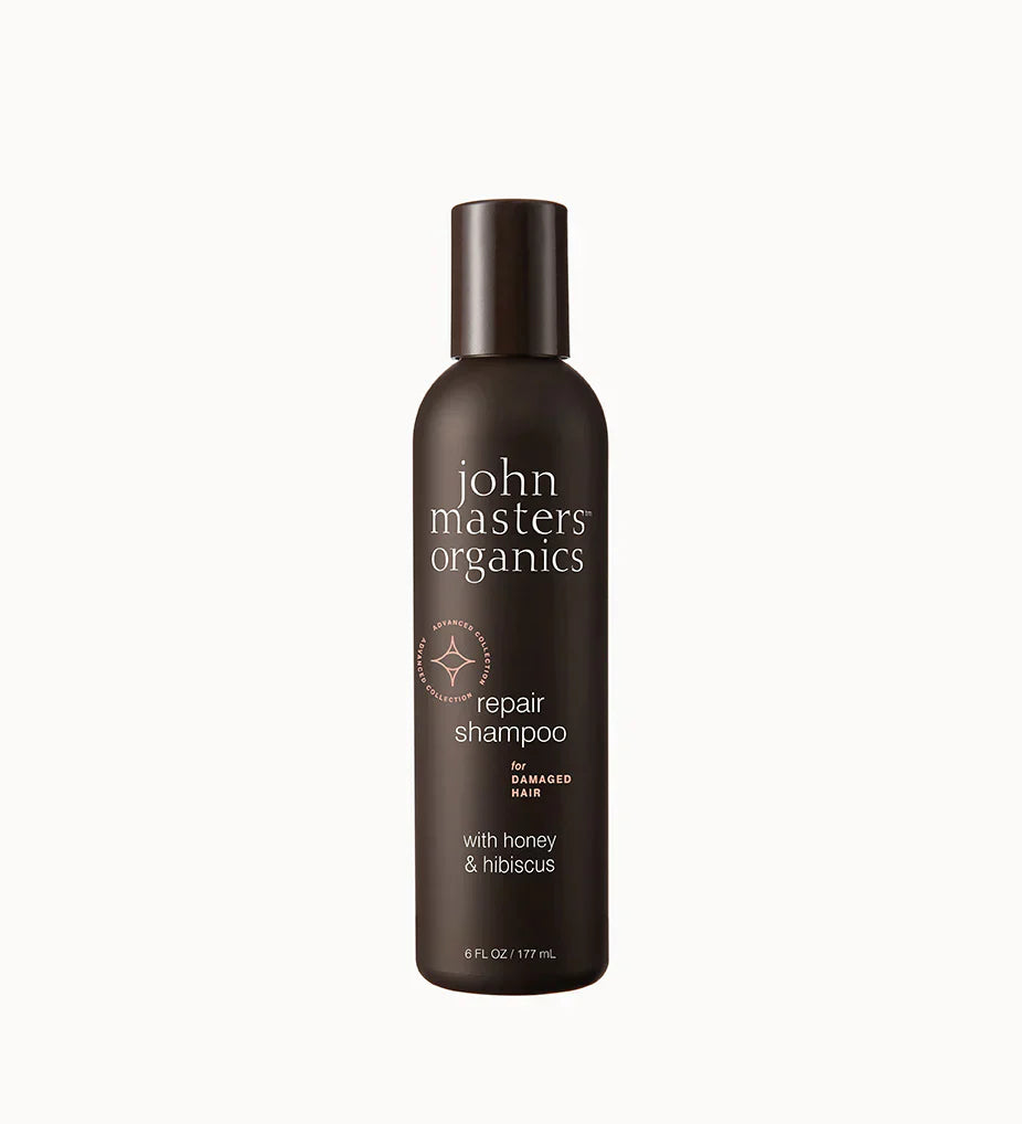 John Masters Organics Shampoo for Damaged Hair with Honey & Hibiscus - 177ml