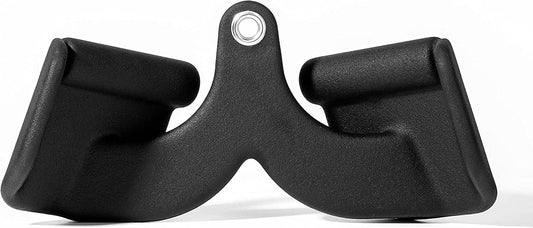 LAT Pull down Bar Cable Machine Attachment, Tricep Press down LAT Pulldown Handle Attachment, Home Gym Fitness V-Shaped Handle with Rotation Tricep Rope, V-Bar Pulley Weighted Machine Accessories