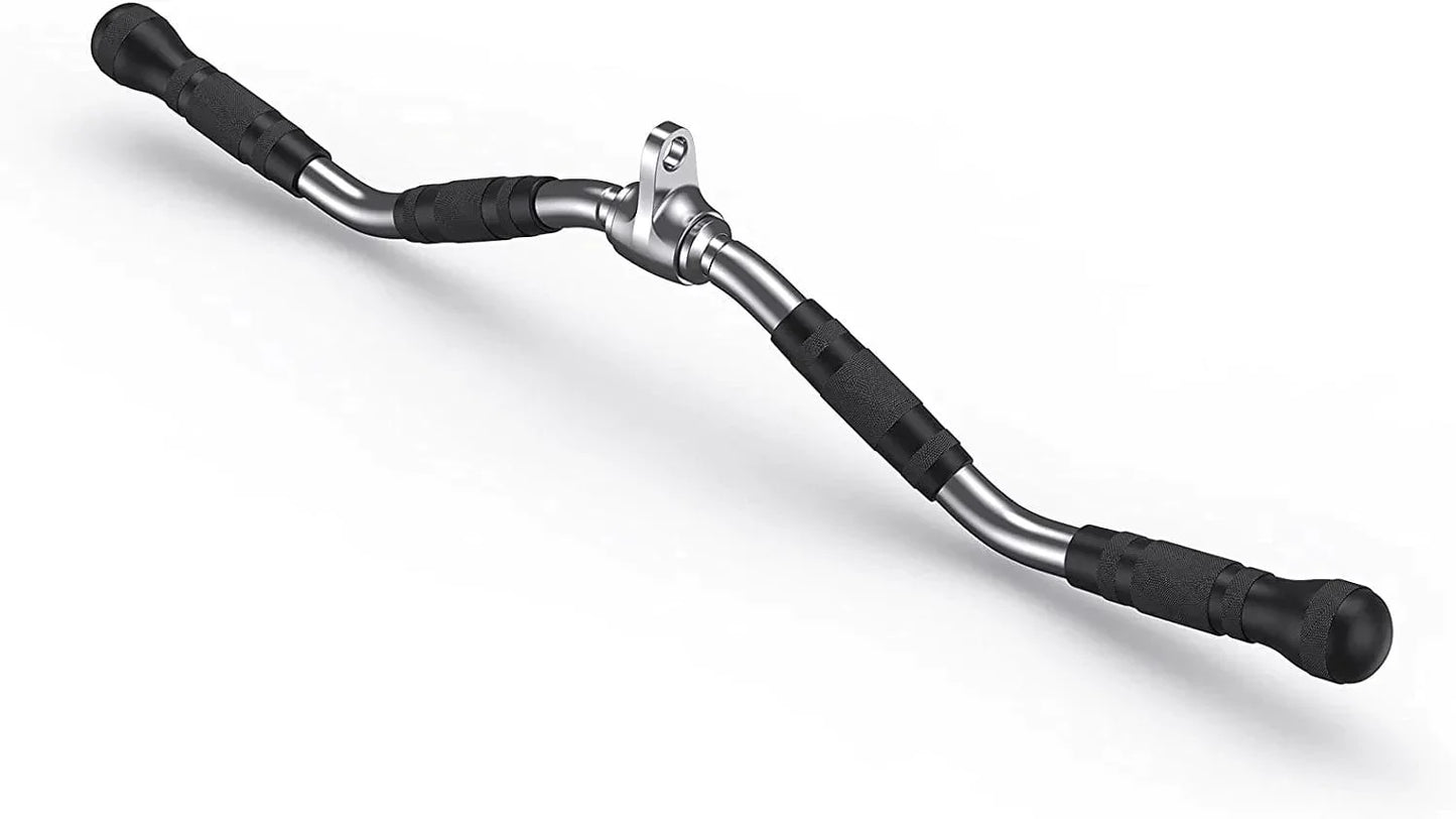 LAT Pulldown Attachments, Cable Machine Attachments for Home Gym, Lat Pull down Bar Weight Machine Accessories, Tricep Rope, Curl Bar, V Shaped Bar, Double D Handles, Straight Bar, Ankle Straps