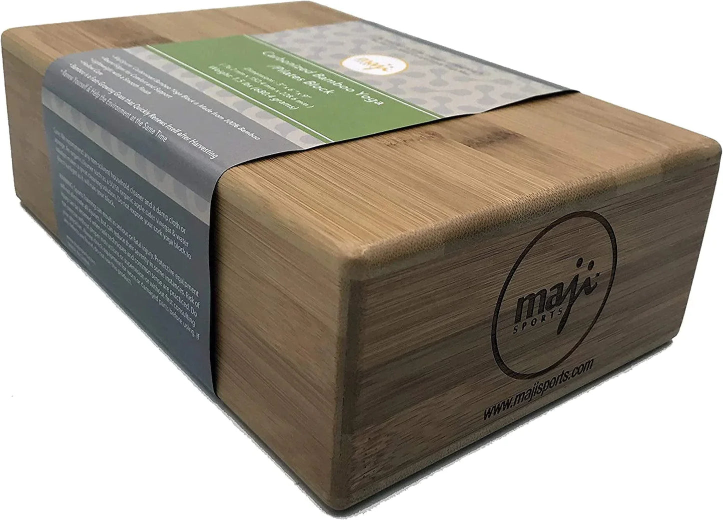 Maji Sports Bamboo Yoga/Pilates Block