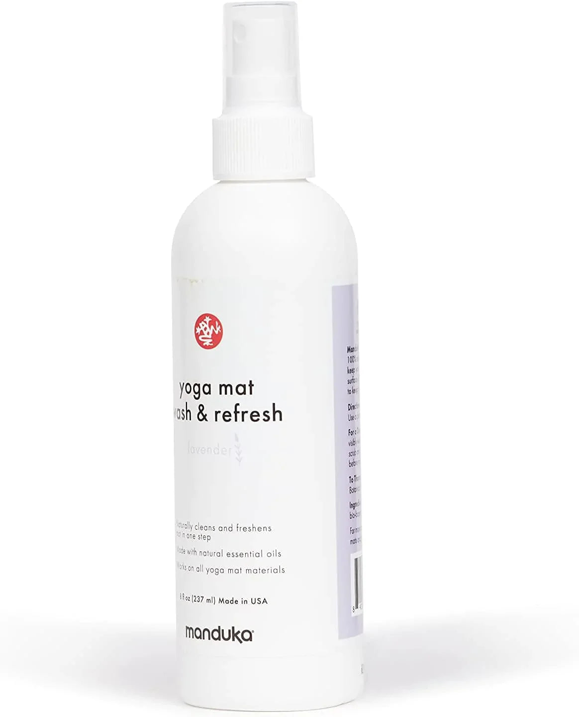 Manduka Yoga Natural Mat Wash and Refresh - 100% Natural, Essential Oils, Non Irritating, Pet Friendly, Fresh Scent, Various Sizes and Scents