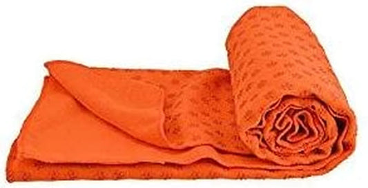 Mansov Yoga Mat Towel 72”×24”Long Perfect Size Super Premium Sweat Absorbent Bikram Hot Yoga Towels Ideal for Hot Yoga, Fitness, Exercise with Carrying Mesh Bag Machine Washable