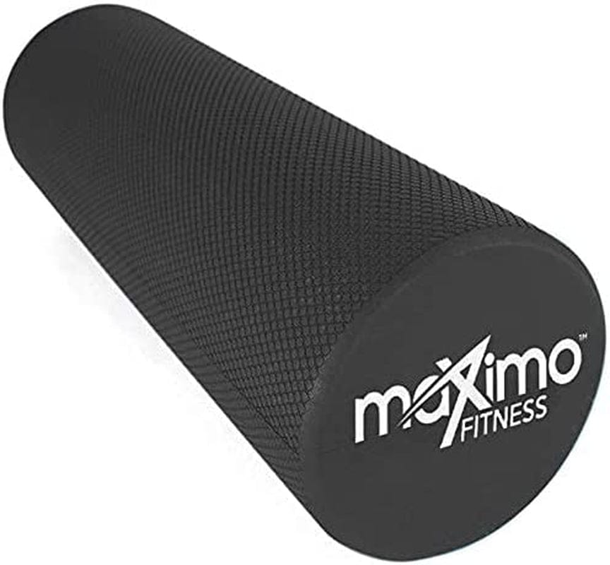 Maximo Fitness Foam Roller – Exercise Rollers for Trigger Point Self Massage & Muscle Tension Relief - 15Cm X 45Cm Massager for Back, Legs, Workouts, Gym, Pilates and Yoga