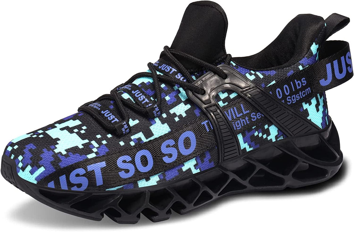 Mens Running Shoes Walking Non Slip Blade Type Sneakers